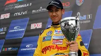 Sean Gelael rebut tiga kali podium pada F3 Inggris di Sirkuit Spa (Istimewa)