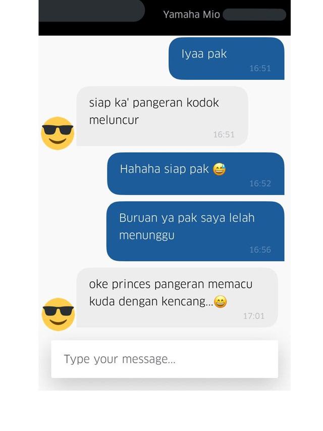 10 Chat Kocak Driver Ojol saat Jemput Penumpang Ini Bikin Geleng Kepala
