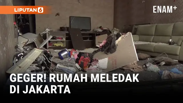 Ledakan Dahsyat Subuh Hari, Rumah di Jakarta Porak Poranda!