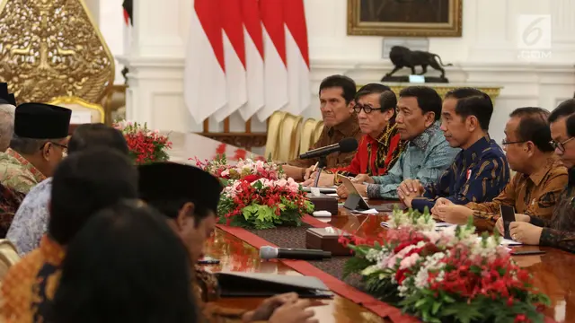 Presiden Jokowi Terima Laporan BPIB di Istana Merdeka
