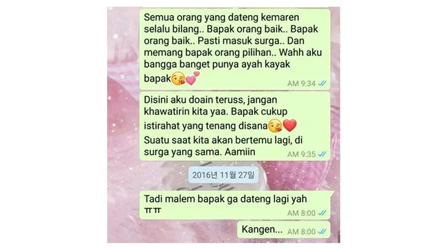 Chat rindu (Sumber: Twitter/@agigoyangi)