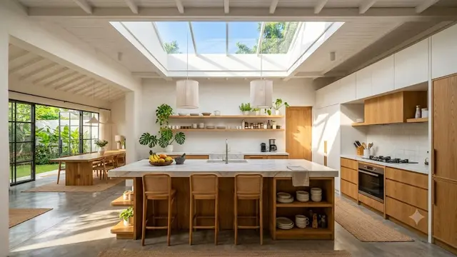 Model Rumah yang Cahaya Paginya Masuk hingga Dapur