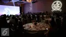 Suasana acara Penganugrahan Social Media dan Digital Marketing Awards 2016 di Hotel Mulia, Jakarta, Selasa malam (19/10). Penganugerahan ini diberikan kepada perusahaan di Indonesia yang sukses menjalankan digital campign. (Liputan6.com/Johan Tallo)