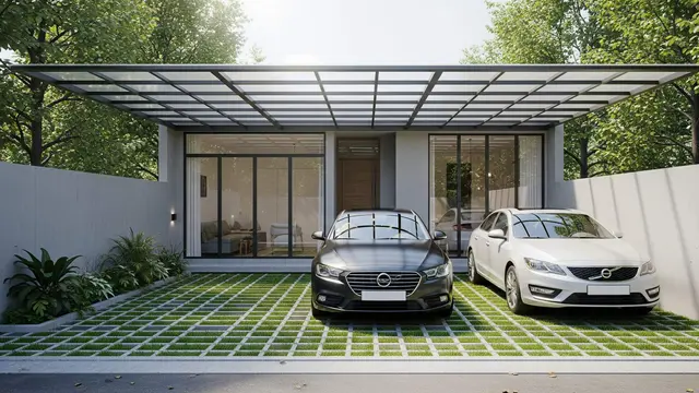 Desain Rumah Minimalis Carport 2 Mobil