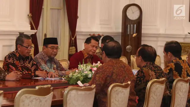 Jokowi Terima Pimpinan BPK di Istana
