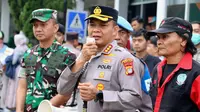 Ratusan Personel Gabungan Kawal Peringatan Hari Buruh di Depok