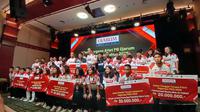 Puluhan atlet muda menerima apresiasi dari Bakti Olahraga Djarum Foundation di XXI Lounge, Plaza Senayan, Jakarta, Rabu (28/1/2026). (Bola.com/Hery Kurniawan)