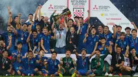 Selebrasi Timnas Thailand setelah menjadi juara Piala AFF 2022. (Dok. AFF Mitsubushi Electric Cup 2022)