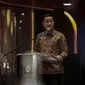 Menteri Sosial, Juliari P Batubara saat membuka kegiatan Rapat Koordinasi (Rakor) Program Pemberdayaan Sosial Tahun 2020, di Jakarta, Rabu (19/02/2020).