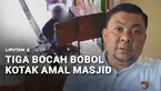Ulah anak-anak berikut ini harus menjadi perhatian. Ada tiga bocah terekam CCTV mencongkel kotak amal sebuah masjid. Mereka berhasil membuka kunci gembok dan mengambil seluruh isi kotak amal.
