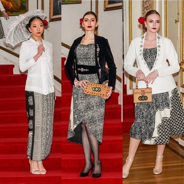 Kebaya Noni dari Sulawesi Utara yang Membuat Kagum di Panggung New York USA, Toronto Canada dan Houston Texas . dok. Kebaya Noni