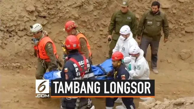 VIDEO: Tambang di Chili Longsor, 3 Pekerja Tewas