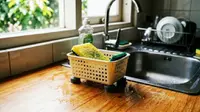 Cara Membuat Tempat Spons Cuci Piring agar Tidak Selalu Basah, Air Mudah Mengalir dan Anti Jamur