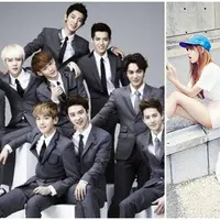 EXO dan Black Pink (Bintang Pictures)