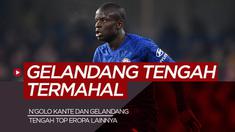 Berita motion grafis N'Golo Kante dan 4 gelandang tengah termahal di dunia termasuk pemain Barcelona.