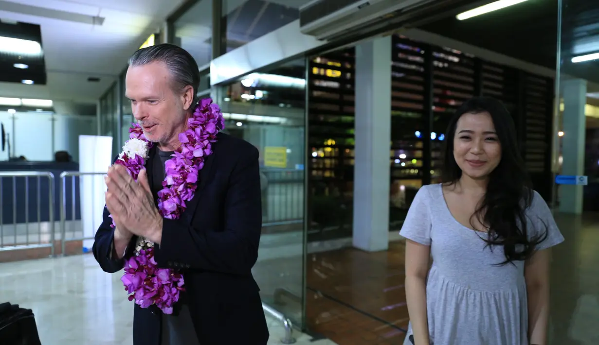 Meski telah puluhan kali, ia mengaku sangat senang bisa kembali hadir ke Indonesia. Masyarakat ramah, yang membuat dirinya merasa senang. (Adrian Putra/Bintang.com)