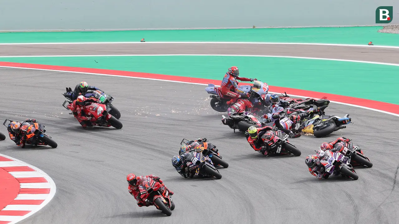 Kecelakaan Pembalap MotoGP di Sirkuit Catalunya