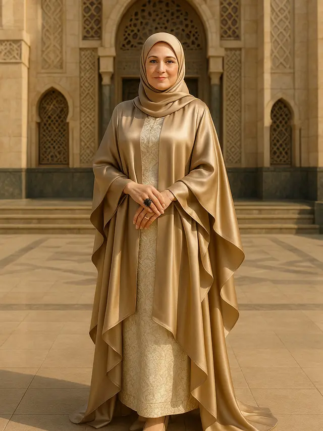 Cardigan Satin untuk Kondangan dan Acara Resmi Ibu-Ibu Usia 50 Tahunan