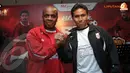 Kedua pemain veteran itu akan berlaga dalam ajang Battle of Red yang akan digelar 23 Oktober mendatang (Liputan6.com/Helmi Fithriansyah)