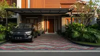 10 Pola Paving Block Estetik untuk Carport Rumah, Material Kuat dan Tahan Cuaca