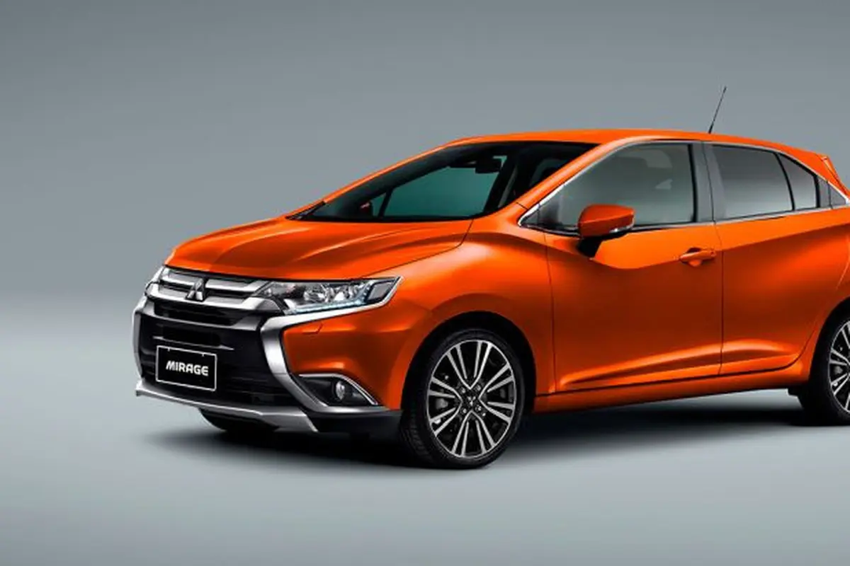 Rendering Mitsubishi Mirage generasi berikutnya