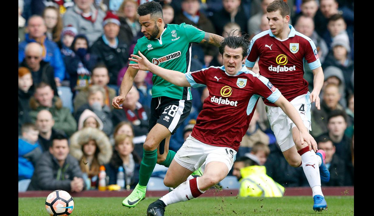 Lincoln City  FC sendiri merupakan tim asal National League, yang berada pada  kasta kelima sepakbola Inggris.  (Martin Rickett/PA via AP)