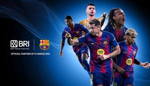Bank Rakyat Indonesia (BRI) resmi menjalin kerja sama strategis dengan FC Barcelona.