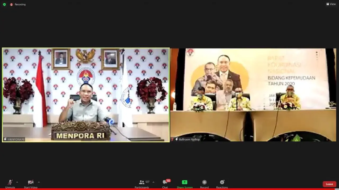 Menpora RI Minta Kegiatan Kepemudaan Memiliki Grand Design dan Parameter Keberhasilan