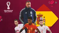 Piala Dunia - Ilustrasi Timnas Spanyol (Bola.com/Adreanus Titus)