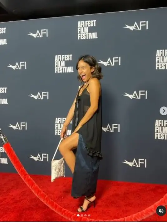 Momen Arawinda Kirana hadiri AFI Fest Film Festival 2022. (Sumber: Instagram/arawindak)