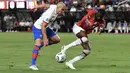 Gol kemenangan Barcelona atas Milan baru lahir di babak kedua lewat aksi Ansu Fati. (Candice Ward / GETTY IMAGES NORTH AMERICA / Getty Images via AFP)