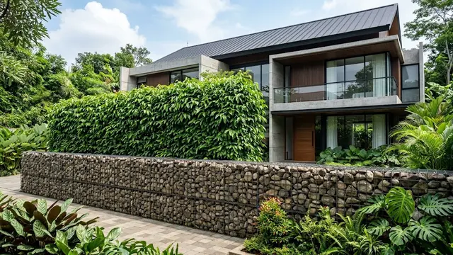 Ide Pagar Rumah dengan Glodokan Tiang