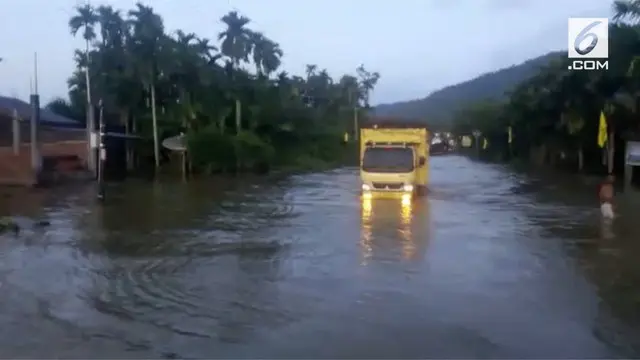 VIDEO: Lima Kecamatan di Aceh Masih Terendam Banjir
