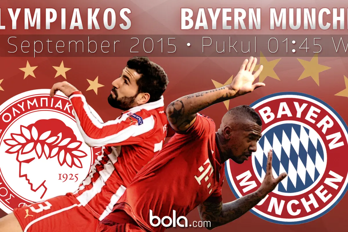 Olympiakos vs Bayern Munchen (Bola.com/Samsul Hadi)