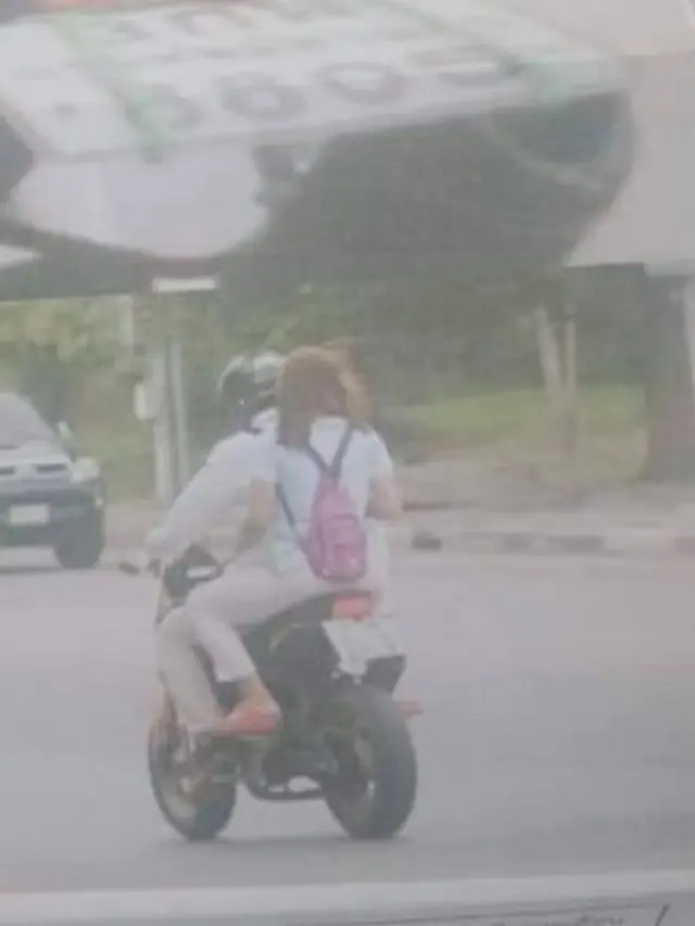 ketahuan bonceng wanita lain