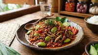 Resep Sambal Petai Ikan Teri Pedas yang Bikin Nagih