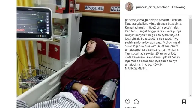 Cinta Penelope (Foto: Instagram)