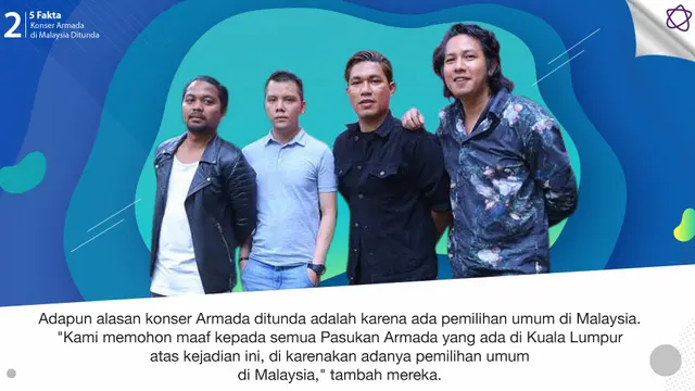 [Bintang] 5 Fakta Konser Armada di Malaysia Ditunda
