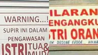10 Potret Tulisan Absurd Bak Truk Box, Auto Salfok Geleng-Geleng Kepala