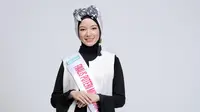 Almaas Isfadhilah, finalis Puteri Muslimah Indonesia 2019. (Bambang E. Ros/Fimela.com)