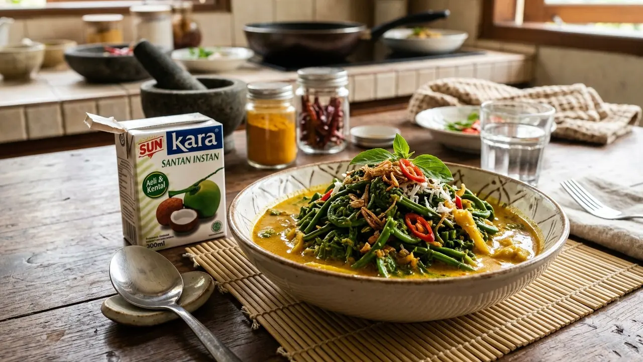 Gulai Pakis Pakai Santan Instan (Gemini AI)