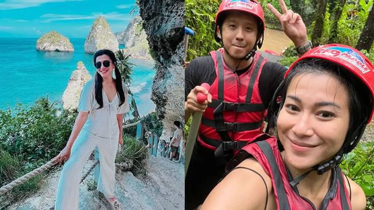 7 Momen Liburan Presenter Dita Fakhrana Ke Bali yang Dikabarkan Bersama Kekasih