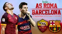 As Roma vs Barcelona (Bola.com/Samsul Hadi)