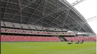 Profil National Stadium Singapura, Tempat Pertandingan Piala AFF 2021 yang Atapnya Bisa Ditutup. (dpk.Instagram @sgsportshub/https://www.instagram.com/p/CXQLAmCtffH/Henry)