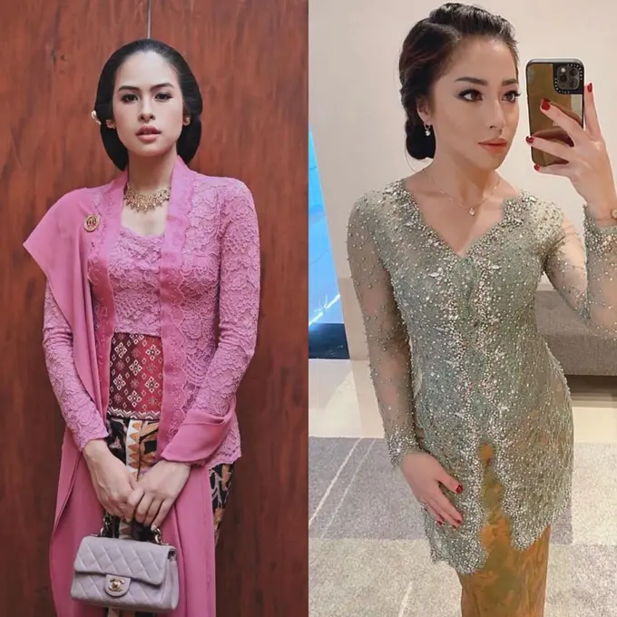 6 Ide Kebaya Brokat untuk Bridesmaid dari Maudy Ayunda hingga Nikita Willy