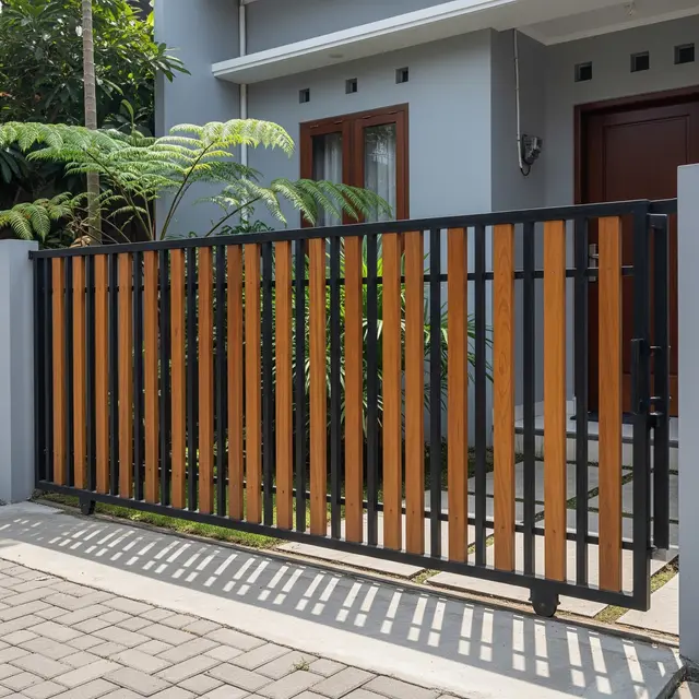 9 Pagar Rumah Minimalis Bilah Vertikal, Solusi Estetis dan Fungsional Hunian Modern