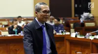 Calon Pimpinan (Capim) Komisi Pemberantasan Korupsi (KPK) yang juga merupakan Wakil Ketua KPK, Alexander Marwata hadir dalam uji kepatutan dan kelayakan (Fit and Proper test) Capim KPK di Komisi III DPR, Gedung Parlemen, Senayan Jakarta, Kamis (12/9/2019). (Liputan6.com/Johan Tallo)