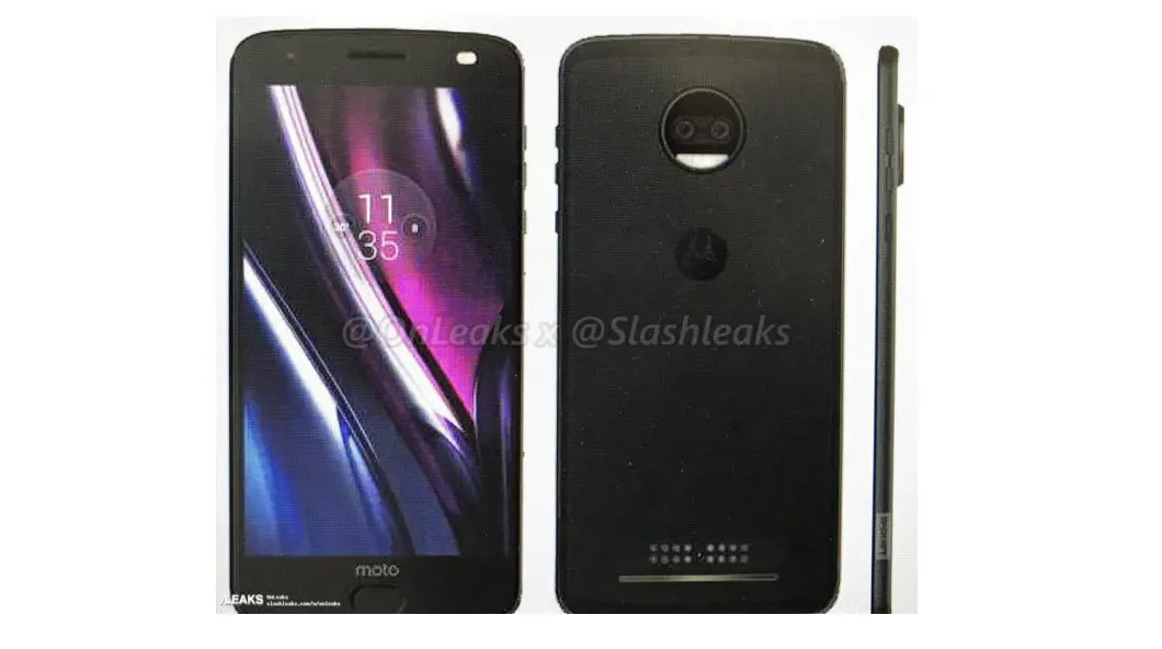 Penampakan foto ponsel yang diduga sebagai Moto Z 2 dan beredar di internet (Sumber: Ubergizmo)