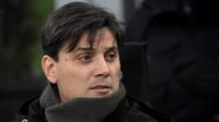 Vincenzo Montella tak salahkan Bacca. (TIZIANA FABI / AFP)
