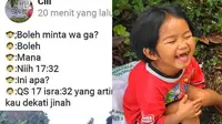 Status Facebok 5 Bocah Ini Bijak Banget, Jadi Panutan (sumber: Instagram.com/awreceh.id)